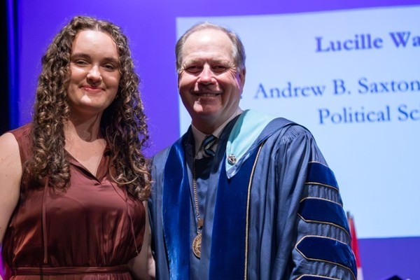 Representation of the achievement named 'Lucille Walker Honored by Hartwick College'.
