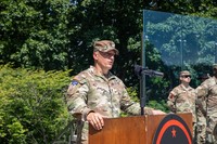 Army NCO speaking 