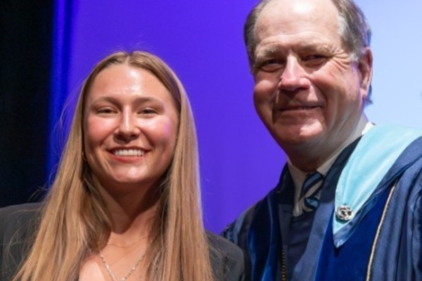 Representation of the achievement named 'Annika Zysik Honored by Hartwick College'.