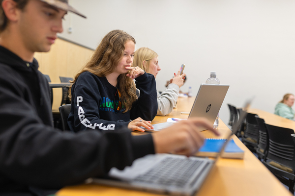 Jordan Parmeter, a local high school student, attended a criminal justice course at SUNY Potsdam in the fall of 2025. SUNY Potsdam will now host a Criminal Justice Camp for local students in Grades 9 to 12 from Aug. 3 to 7.   
