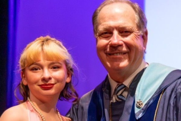 Representation of the achievement named 'Leah Wallace Honored by Hartwick College '.