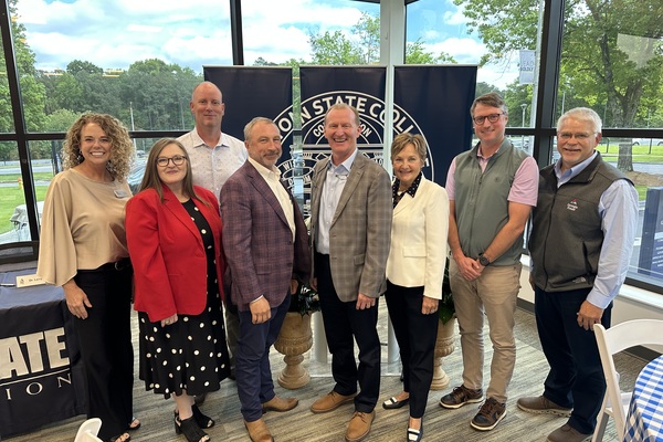 Pictured from left are Wendy Sosebee, Lesa Downey, Josh Killion, Kevin Wright, Mitch Sanford, Marilyn Helms, Julian Dossche, and Bryan Griffin.