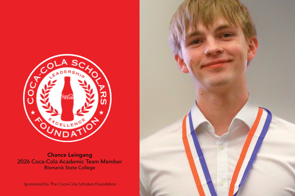 Representation of the achievement named 'Leingang named 2026 Coca-Cola Academic Team Member'.