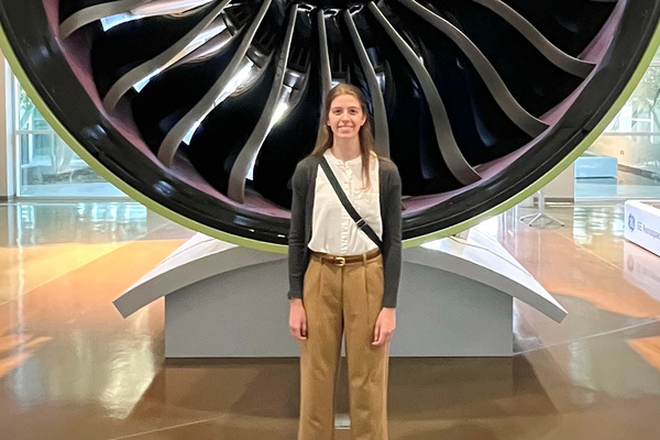 Representation of the achievement named 'Engineering Scholar Joins GE Aerospace Program'.