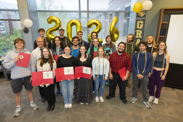 Representation of the achievement named 'Environmental earth sciences recognizes 18 honor society and awards ceremony'.