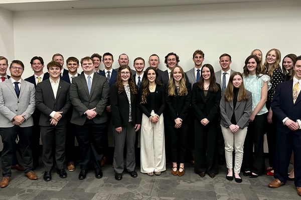 Representation of the achievement named 'Cedarville University Students Inducted Into Academic Honor Society in Business'.