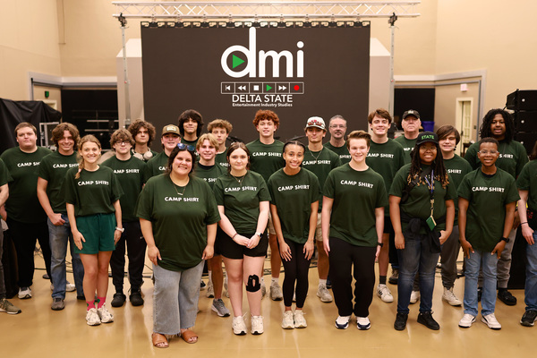 High school students from Mississippi, Arkansas and Georgia got hands-on experience in the DMI’s recording studios during the 2026 Delta Music Institute Summer Camp at Delta State University.