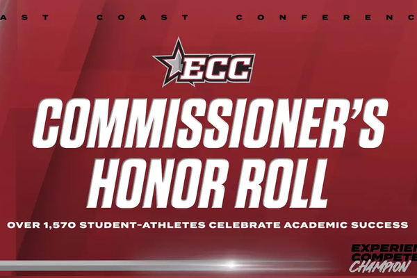 Representation of the achievement named 'Women's Bowling Places Eight on 2026 ECC Commissioner's Honor Roll'.