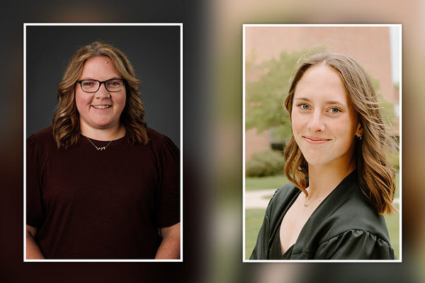Central College's Nicole Palenske Ladner, professor of biology, and Peyton Bytnar, 2024 Central graduate, co-authored an article for the National Science Teaching Association