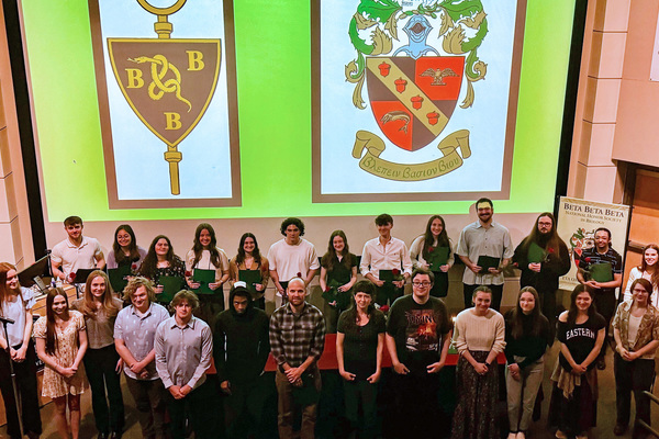 Representation of the achievement named 'Biology honors 29 at honor society and awards ceremony'.