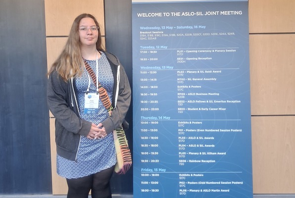 Kayla VanPelt Presents Research Talk at International Biology Conference