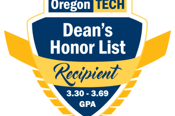 Representation of the achievement named '2025-2026 Spring Term Dean's List'.