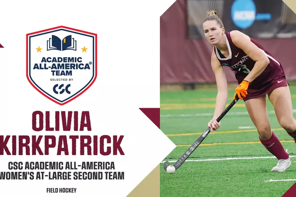 Representation of the achievement named 'Kirkpatrick Selected to 2026 Academic All-America At-Large Second Team'.