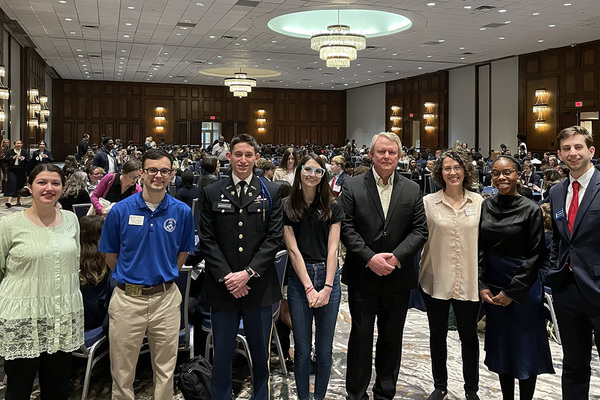 Representation of the achievement named 'UNG students offer cyber insights to high schoolers'.