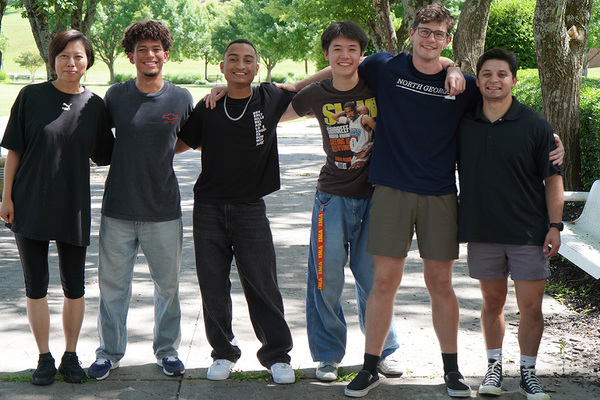 Representation of the achievement named 'UNG students part of Summer Language Institutes'.