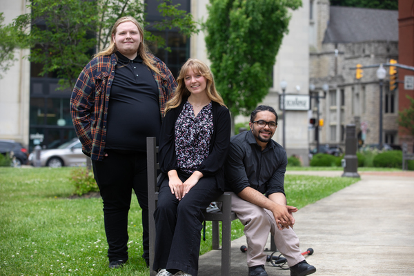 PennWest students Tom Lewis, Natalie Battaglia and Jordan McCown are playing a central role in strengthening Oil City’s downtown and local economy.