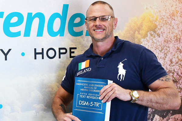 Lindsey Wilson University graduate student David Browne of Elizabethtown, Kentucky, recovered from a life of addiction and imprisonment to one of education, recovery and service. As part of his graduate work, he has been an intern at Time to Surrender in Elizabethtown.