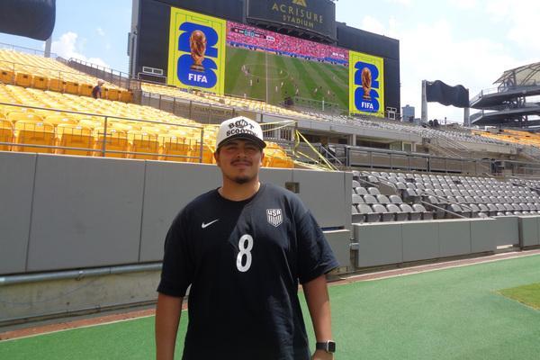 Representation of the achievement named 'Zach Miller creates a winning game plan through summer internships'.