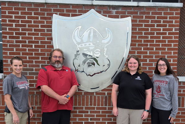From left are Margaret Ligon, Philip Pieplow, Kierston Long and Ashley Evans.
