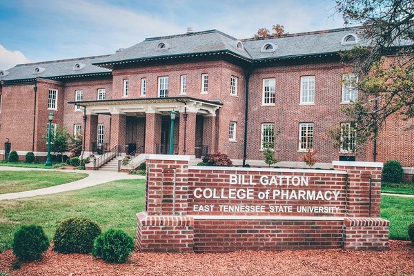 A photo of ETSU Bill Gatton College of Pharmacy's building.