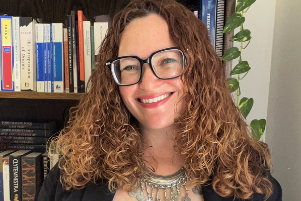 Lindsey Wilson University English professor Karolyn Steffens uses Emily Wilson’s translation of Homer’s “The Odyssey” in her “Mythology & Folklore in Literature” class.