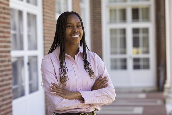 Representation of the achievement named 'Double-Major Track and Field Hurdler Leaps Over Competition to Land Spot in Law School'.