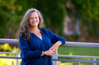 Dr. Celeste Marie Gagnon poses for a portrait in the Academic Quad.