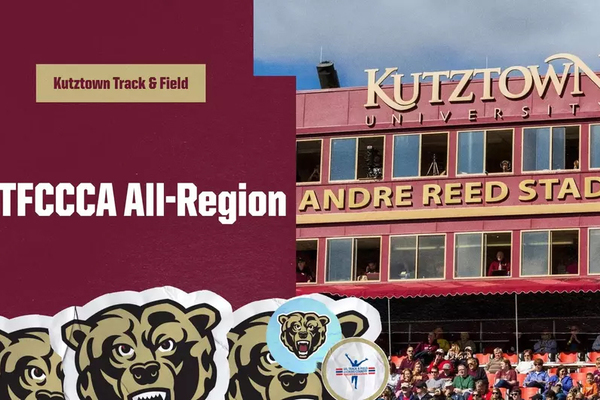 Representation of the achievement named 'Large Contingent of Golden Bears Named 2026 USTFCCCA Outdoor All-Region'.