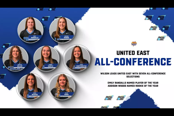 Photos of Wilson College All Conference Softball Selections. 