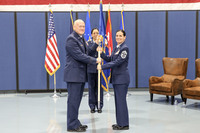 General passes guidon to NCO. 