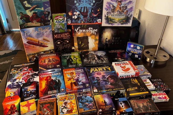 Manufacturers at Gen Con donated more than $700 worth of board games for Trine University faculty to use as aids in teaching classes. 