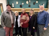 Marilyn Horner and her daughter and son-in-law, Lisa and Stan Hernacki, pose with Suzanne Smith and Brett Lloyd.