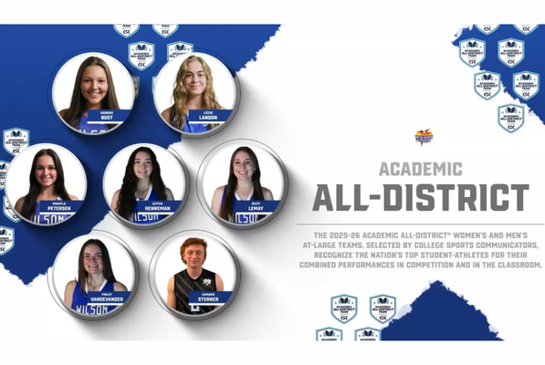 Seven Wilson College Athletes Selected for Academic All-District Teams