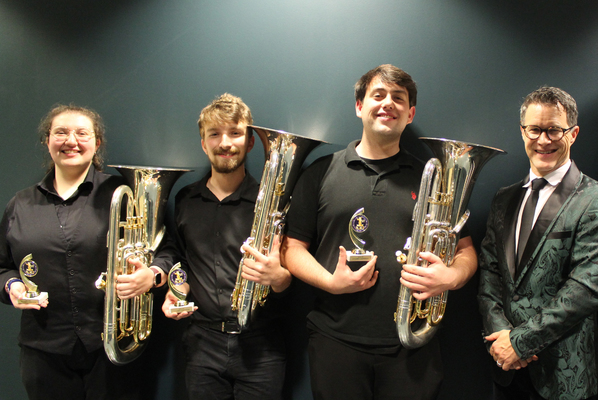 Representation of the achievement named 'UNG's Woofer Quartet takes top honors at festival'.