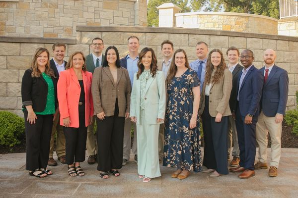 New Lee University faculty members pictured, from left, Jaimee Bettis, Zackary Hulsey, Adina Scruggs, Matthew Edholm, Kara Dorsey, David Mosher, Rhea Marshall, Jason Ney, Jennifer Stoody, Trent McDaniel, Gabrielle Oechsle, Benjamin Kaercher, Andrew Ejenakevwe, and Tyler Morrison.
