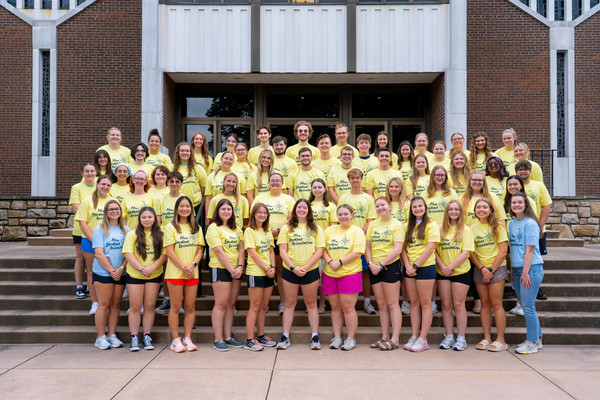 Representation of the achievement named 'Orientation Leaders Welcome New Students to Lebanon Valley College'.