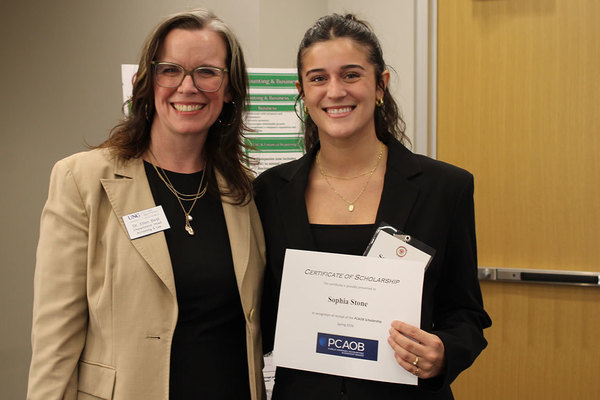 Representation of the achievement named 'UNG student earns prestigious accounting scholarship'.