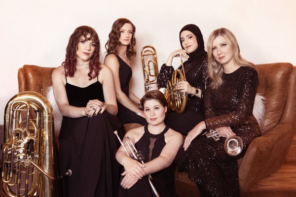 Seraph Brass, winners of the American Prize in Chamber Music, will perform as part of the Community Performance Series, in conjunction with the Crane Brass Summit, on Saturday, Sept. 26, at 7:30 p.m., in the Sara M. Snell Music Theater. For tickets, visit www.cpspotsdam.org. (Photo credit: Lisa-Marie Mazzucco)    