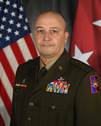 Headshot of U.S. Army two star general officer.