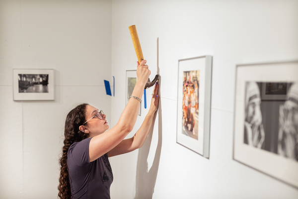 SUNY Potsdam has launched a new Bachelor of Science degree in digital arts management. Hands-on internships at the Gibson Gallery (pictured), along with other organizations and initiatives, are built into the program.
