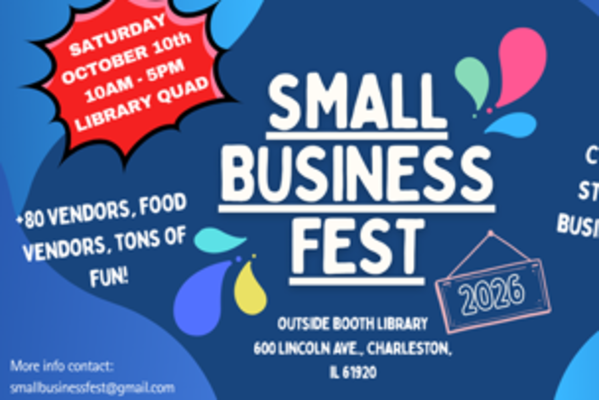 More than 60 small businesses will come together Saturday, October 10 for Small Business Fest, an event highlighting entrepreneurship among Eastern Illinois University students and members of the central Illinois community.