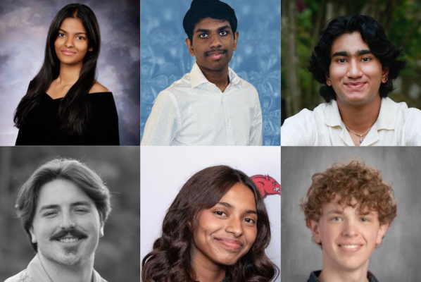 Headshots of each of the six scholarship winners