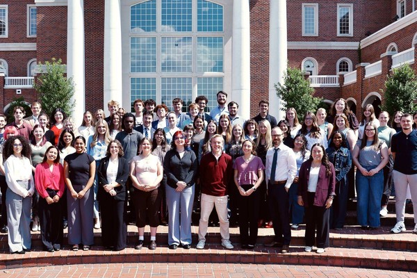 Shown are Lee University student and faculty volunteers who helped facilitate this year’s Constitution Day Quiz Bowl. 