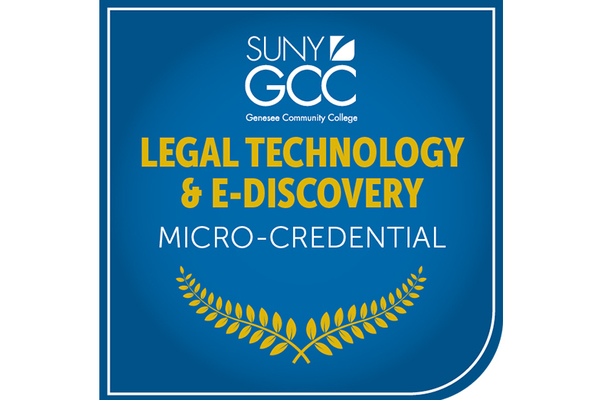 SUNY GCC Legal Technology & e-Discovery Micro-Credential Badge