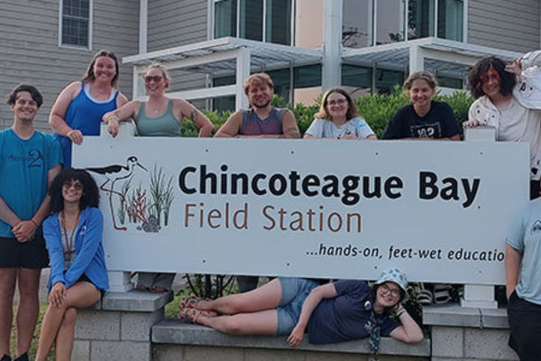 Representation of the achievement named 'Summers at Chincoteague Bay an Asset for ESU Students'.