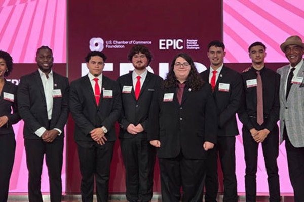 Representation of the achievement named 'ESU Students Participate in U.S. Chamber of Commerce Foundation Conference'.