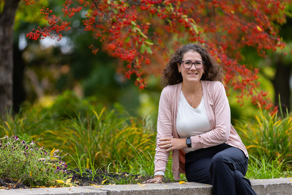 SUNY Potsdam Counselor April Fullerton was honored with the Basic Needs Champion Award at the SUNY Basic Needs Summit.