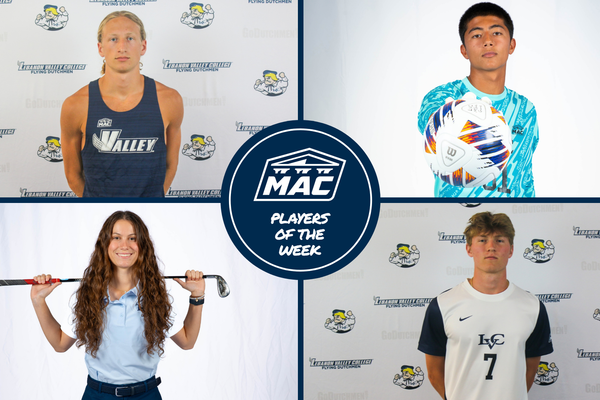 Representation of the achievement named 'Lebanon Valley College Student-Athletes Earn Weekly Awards'.