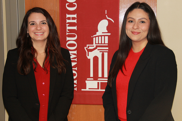 ALUMNI OFFICE ADDITIONS: Former staff member Karoline Kamzic (left) and Angie Olivas began new roles at Monmouth College in late September.