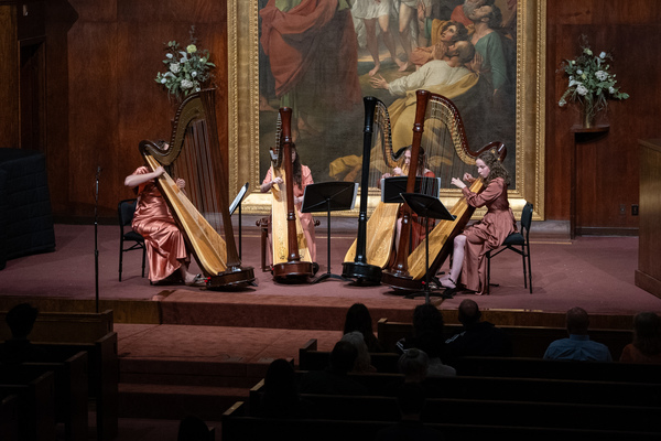 Representation of the achievement named 'Bob Jones University Names Students to Chamber Harp Ensemble'.